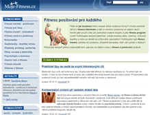 Tablet Screenshot of moje-fitness.cz